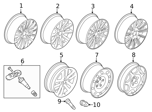 Wheel for 2013 Lincoln MKX #0