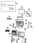 6104796AA - Air Conditioners and Heaters: Clamp for Mopar Image