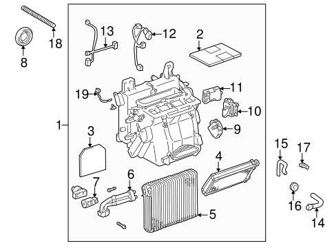 LEXUS IS300 エアコンコントロールパネル カナダ 2002-2005 Lexus IS300 OEM Climate Control Module Connectors