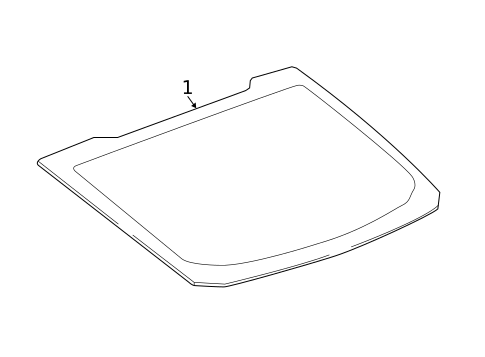 Glass & Hardware - Back for 2017 Chevrolet Malibu #0