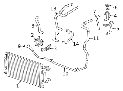Intercooler for 2017 Cadillac XTS #2