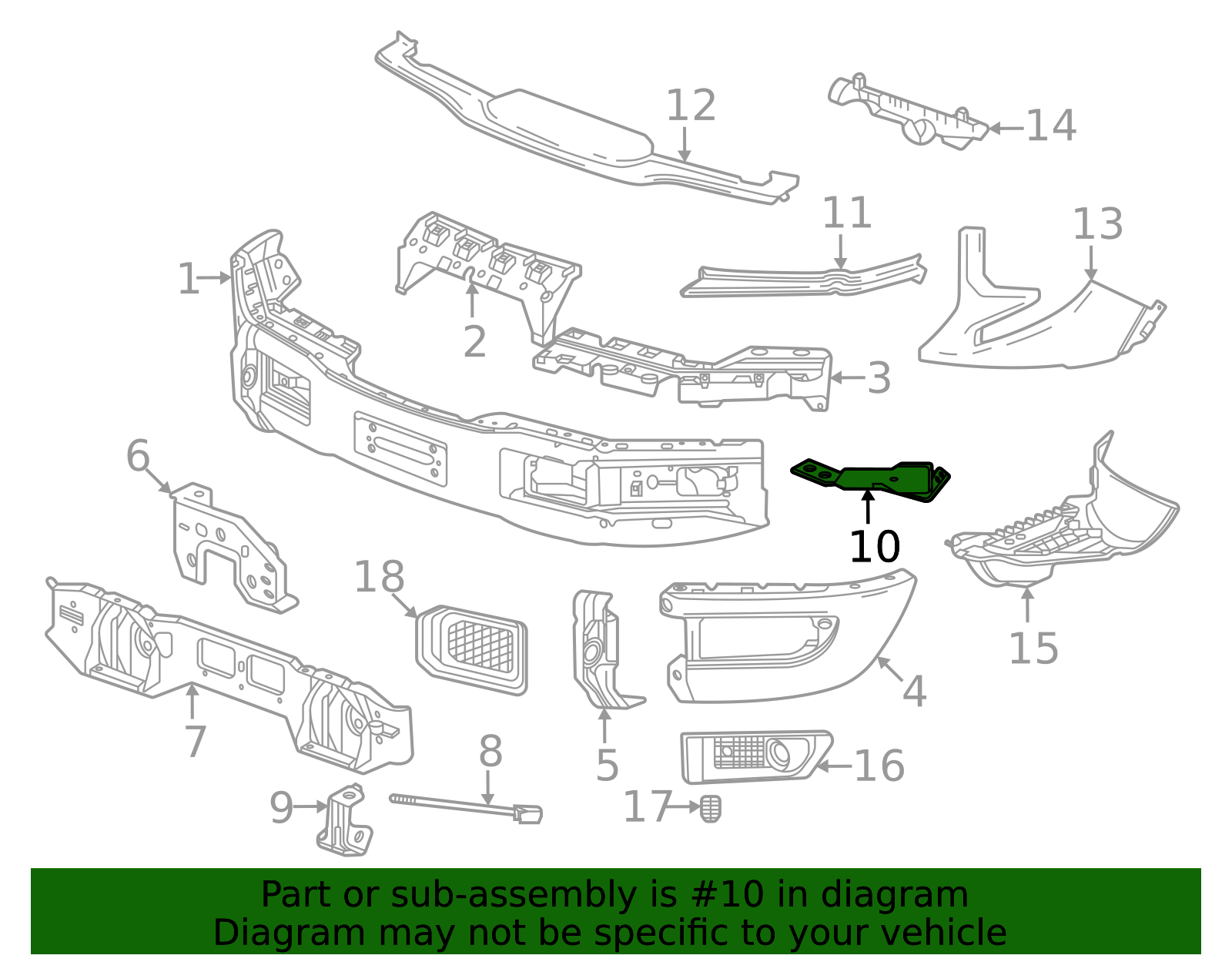2023-2026 GM Side Brace 85542855 | OEM Parts Online