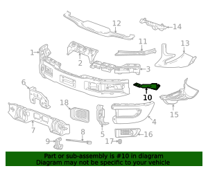 2023-2026 GM Side Brace 85542854 GM | GMPartsDirect.com
