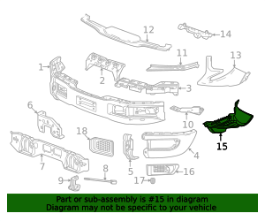 2023-2026 GM Extension Panel 85659309 GM | GMPartsDirect.com