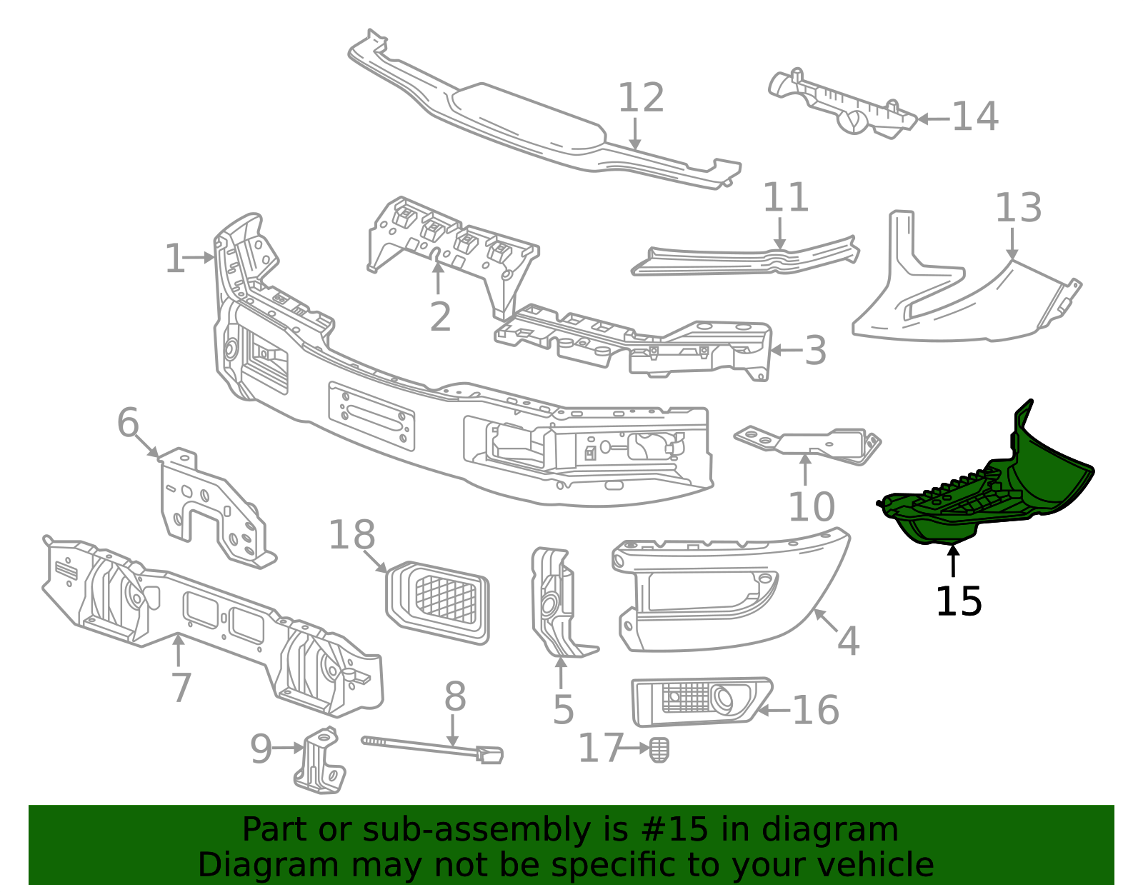 2023-2026 GM Extension Panel 85659309 GM | GMPartsDirect.com