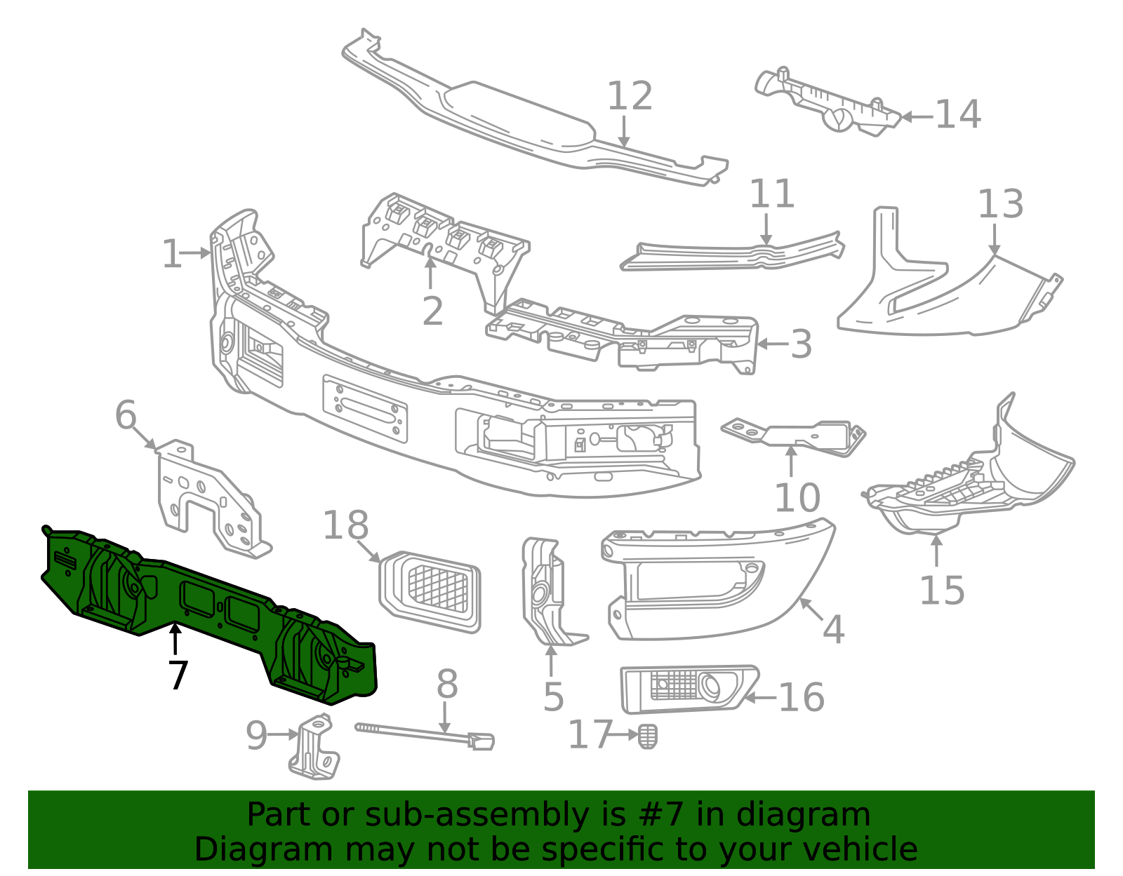 2023-2026 GM F Bracket 85766585 GM | GMPartsDirect.com