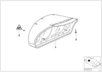 62117837972 - Instruments, Measuring Systems: Instruments Combination Uncoded for BMW Image