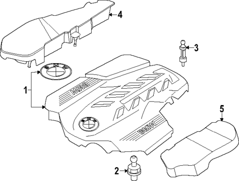 Engine Appearance Cover for 2023 BMW 760i xDrive #0