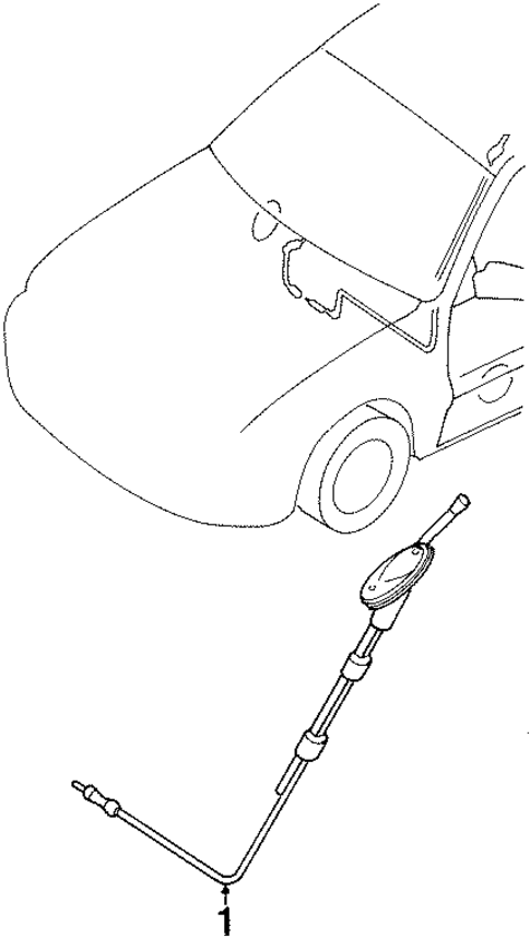 Antenna & Radio for 1997 Mercury Tracer #0