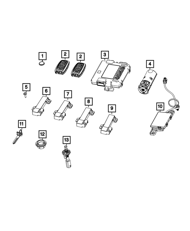 68592131AA - Electrical: Hub Receiver for Mopar Image image