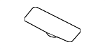 871143K000 - Body: Back Glass Stopper for Hyundai Image