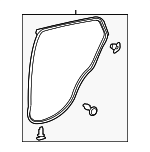 6787252180 - Body: Door Weather-strip for Scion: xD Image