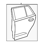 6700352430 - Body: Door Shell for Scion: xD Image