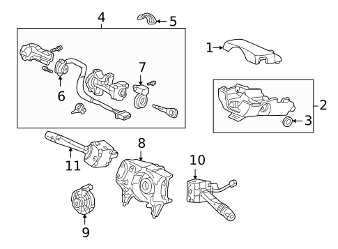 Anti-Theft Components for 2003 Acura CL #0