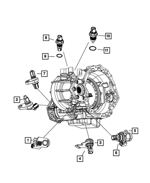 Sensors for 2011 Dodge Journey #3