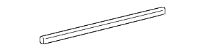 8L2Z7825861A - Body: Door Window Belt Weatherstrip for Ford Image