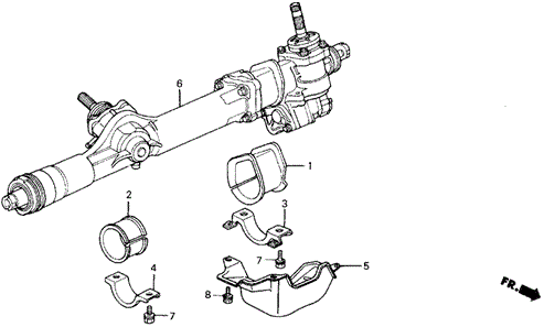 P.S. Gear Box 4WS for 1991 Honda Prelude #0