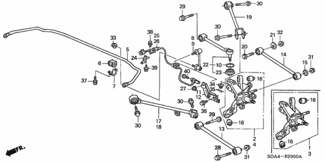 Rear Lower Arm for 2006 Honda Accord #0