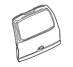 15201297 - Body: Lift Gate for Cadillac: Escalade, Escalade ESV | Chevrolet: Suburban 1500, Suburban 2500, Tahoe | GMC: Yukon, Yukon XL 1500, Yukon XL 2500 Image