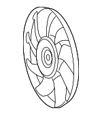 9065000493 - HVAC: A/C Condenser Fan Motor for MB Vans Image