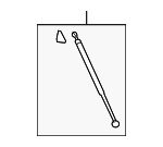 3D5827550C - : Support Cylinder for Volkswagen Image