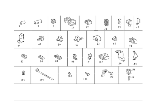 Hydraulic Line Mounting Parts for 1989 Mercedes-Benz 300TE #2
