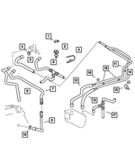 5133315AA - : Heater Core Tubes Bracket for Mopar Image