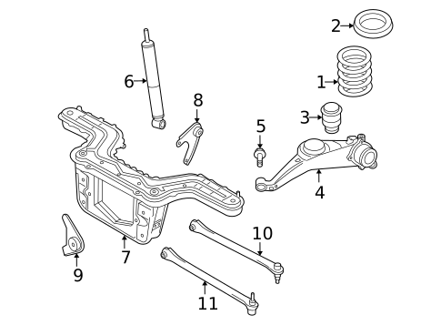 Shocks & Struts for 2007 Mercury Mariner #1