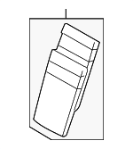 52207247153 - Body: Center Filler for BMW: 1 Series M, 128i, 135i, 135is Image