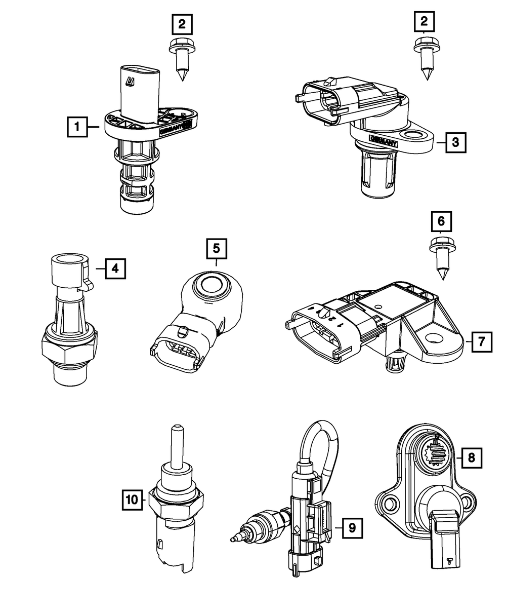Crankshaft Position Sensor - Mopar (68153903AC)