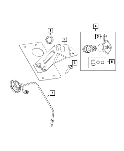Fuel Tank Filler Tube for 2016 Ram 2500 #1