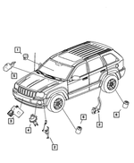 56050241AB - Electrical: Headlamp Sensor for Mopar Image