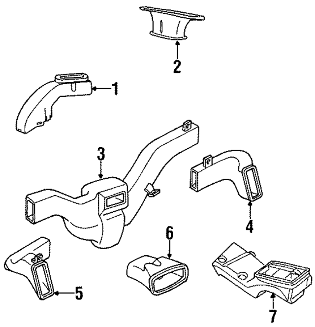 4786446AB - Body: Heater Duct for Mopar Image