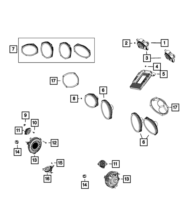 68224519AF - : Amplifier for Mopar Image