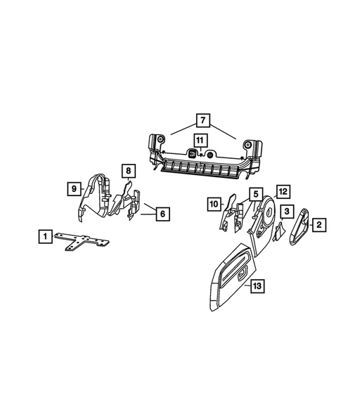 Front Seats - Adjusters, Recliners, Shields and Risers for 2011 Dodge Nitro #0