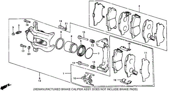 Front Brake for 1985 Honda Civic #0