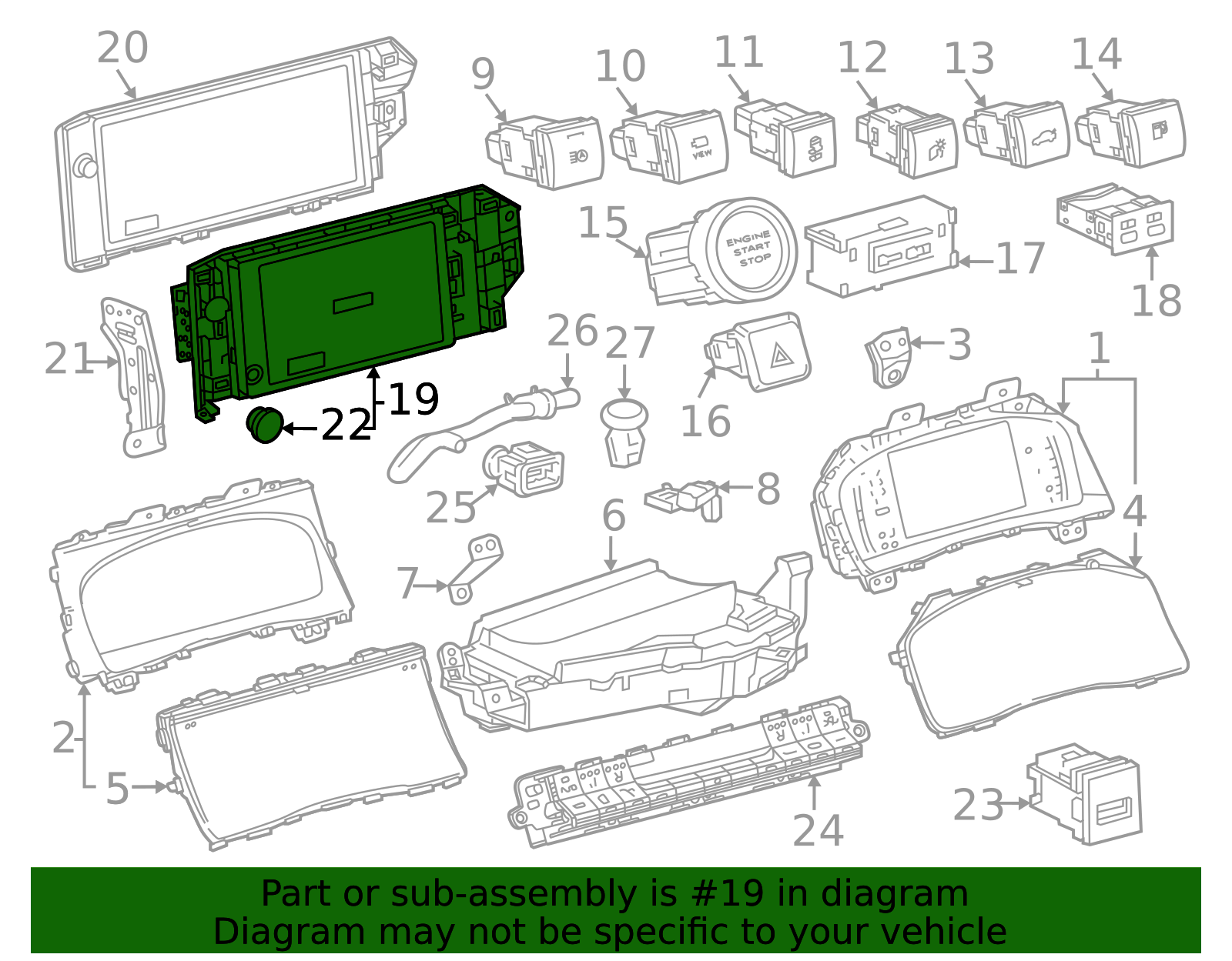 2025 Toyota Camry GPS Navigation System 86140-AQ010 | Toyota Parts