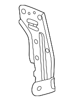 86212AQ010 - : Display Unit Side Bracket for Toyota Image