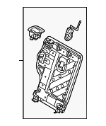 89410B2700GA6 - Body: Seat Back Frame for Kia: Soul EV Image