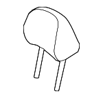 89700E4200ASW - Body: Headrest for Kia: Soul EV Image