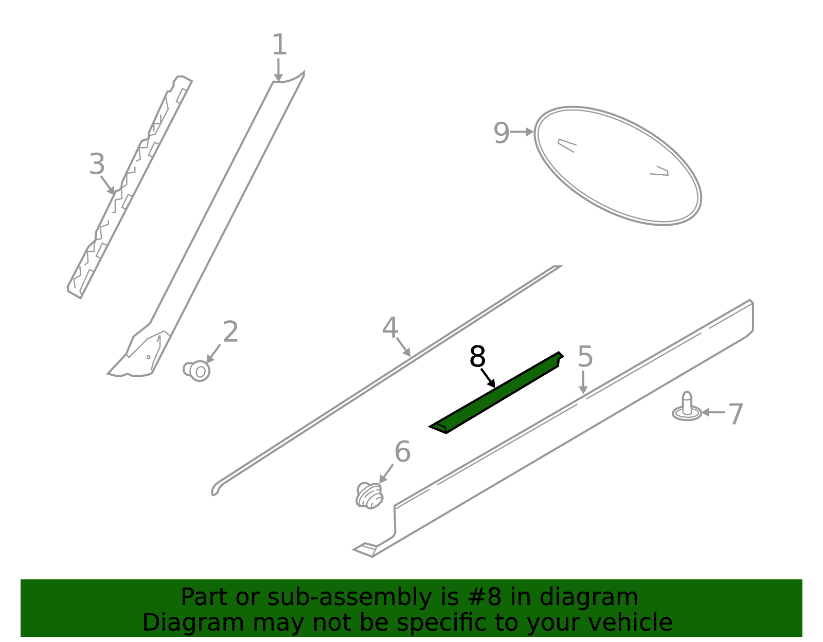 2013-2023 Land Rover Cladding Pad LR050865 | OEM Parts Online