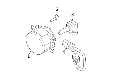 Bulbs - Chassis for 2013 Ford Mustang #2