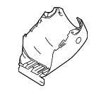4528733360E1 - Steering: Shroud for Lexus: ES300h, ES350, RX350, RX350L, RX450h, RX450hL Image
