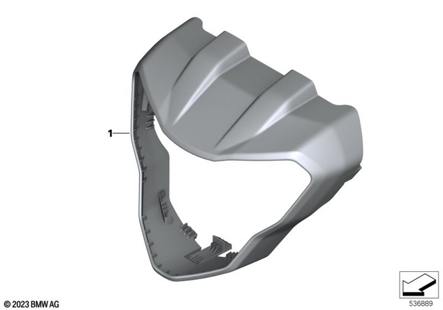 46631702981 - : Trim Panel Headlight for BMW-Motorrad Image