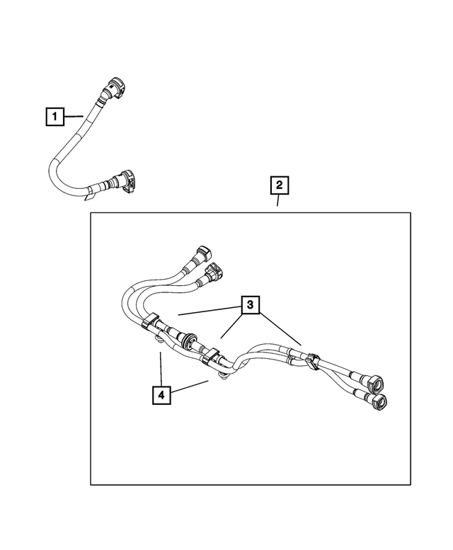 68379635AA - Emission Controls: Purge Hose for Jeep: Grand Cherokee Image