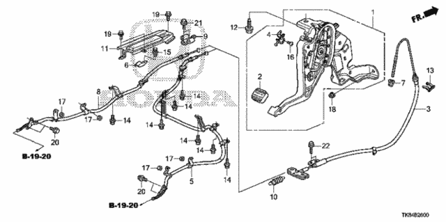 Parking Brake for 2012 Honda Odyssey #0