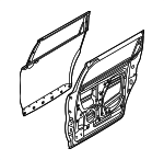 77004R0010 - Body: Door Shell for Kia: Carnival Image