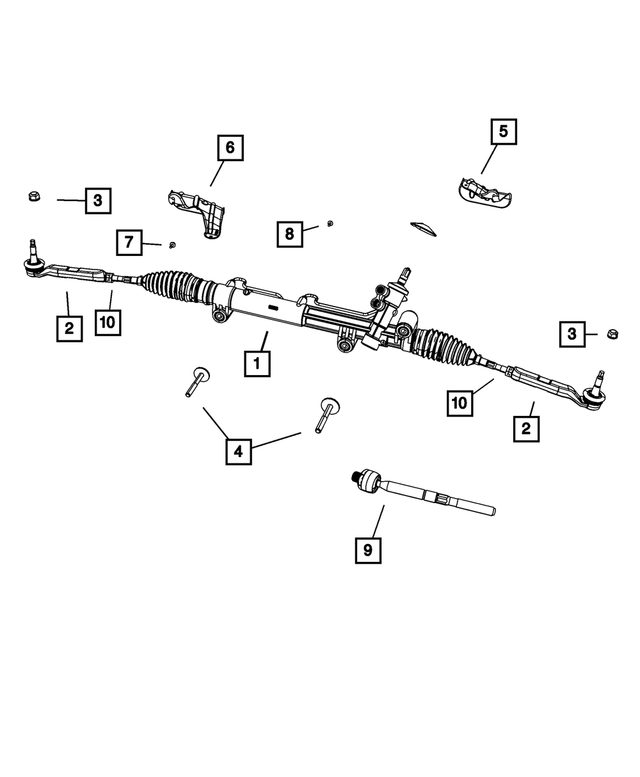 4782341AL - Steering: Rack And Pinion Gear for Mopar Image