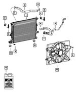 68092556AB - Cooling: Radiator Isolator for Dodge: Dart Image