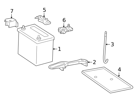 Battery for 2010 Toyota Land Cruiser #0